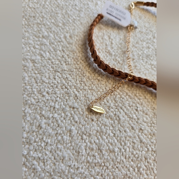 NWT! Free People × Serafina, Sara Choker, Neutral Tan, $38 - Picture 12 of 12